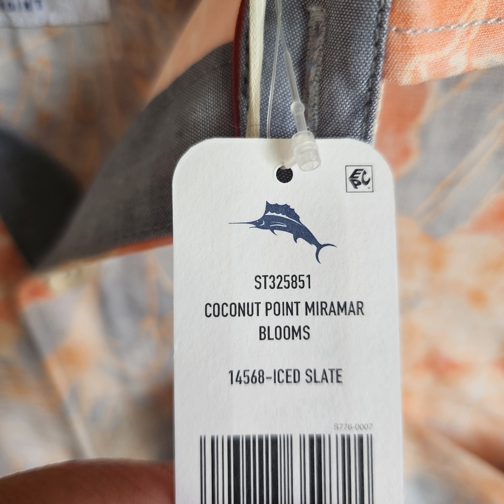 Men's XXXL Tommy Bahama Coconut Point Miramar Blooms Button Down - Picture 2 of 8